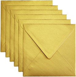 Envelop Papicolor 140x140mm Goud