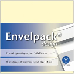 Envelop Papyrus 114x162mm ivoorwit