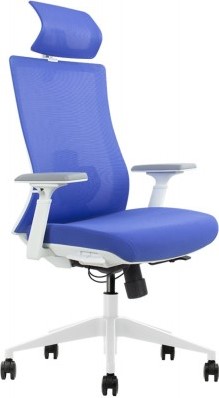 Bureaustoel Kleurrijk - Blauw/ Blauw-3
