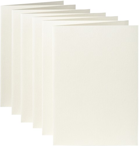 Correspondentiekaart Papicolor dubbel 105x148mm Anjerwit-2