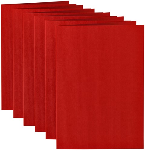 Correspondentiekaart Papicolor dubbel 105x148mm Rood-2