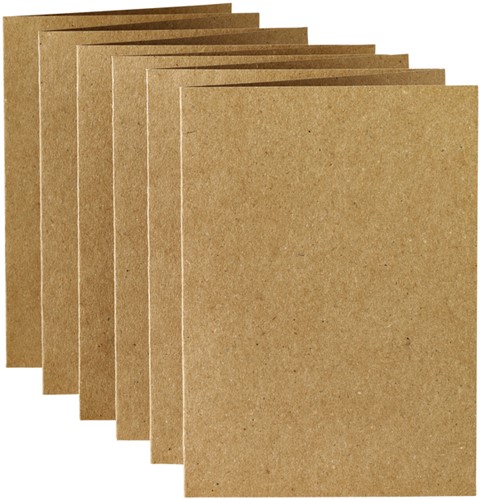 Correspondentiekaart Papicolor dubbel 105x148mm Bruin-2