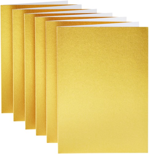 Correspondentiekaart Papicolor dubbel 105x148mm Goud-2