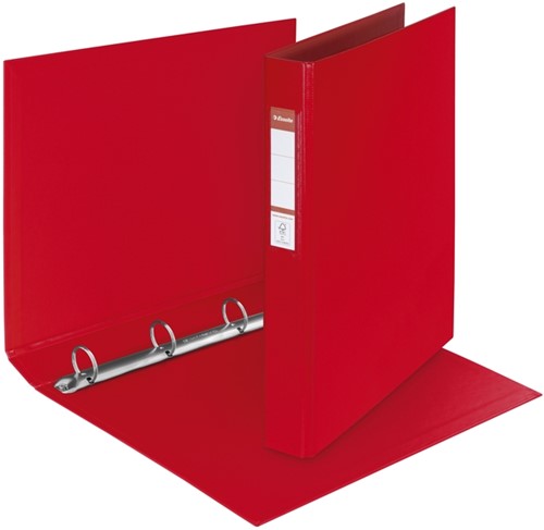 Ringband Esselte Vivida A4 4-rings O-mech 25mm PP rood-3