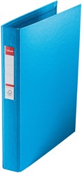 Ringband Esselte Vivida A4 4-rings O-mech 25mm PP blauw
