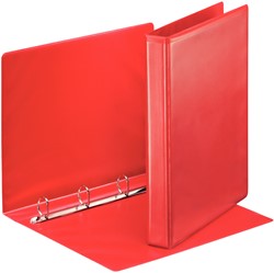 Presentatieringband Esselte A4 4-rings D-mech 25mm rood