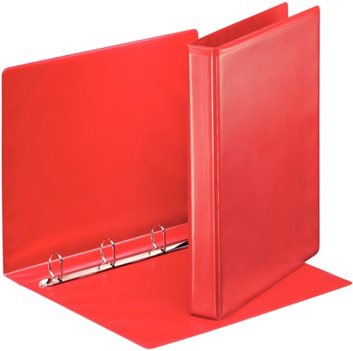 Presentatieringband Esselte A4 4-rings D-mech 25mm rood