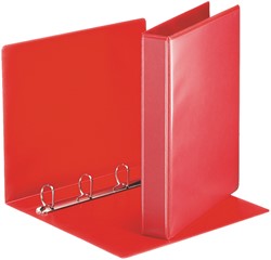 Presentatieringband Esselte A4 4-rings D-mech 30mm rood