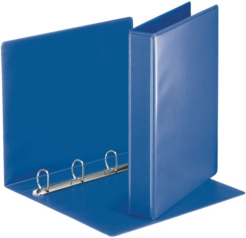 Presentatieringband Esselte A4 4-rings D-mech 30mm blauw