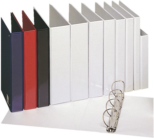 Presentatieringband Esselte A4 4-rings D-mech 20mm rood-2