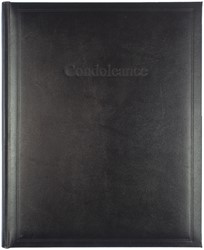 Condoleance album Kangaro 260x210mm zwart