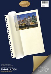 Interieur Multo fotobladen A4 23-gaats met dekvel chamois 20 vel