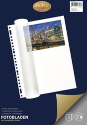Interieur Multo fotobladen A4 23-gaats met dekvel wit 20 vel