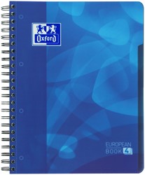 Projectboek Oxford School A4+ 4-gaats lijn 120vel blauw