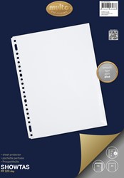 Showtas Multo A4 23-gaats PP 120 micron glad 10 stuks