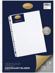 Showtas Multo 23-gaats PP voor 10 visitekaartjes