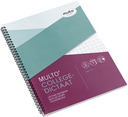 Collegeblok Multo 23-rings ruit 10mm