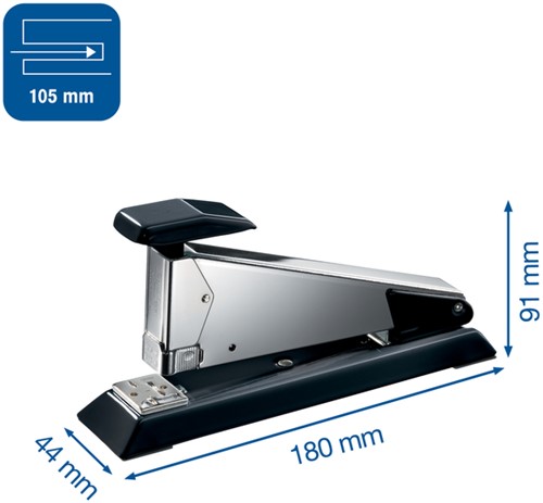 Nietmachine Rapid K2 Fullstrip 50vel 24/6 zwart-3