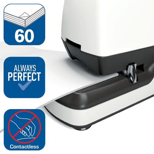 Nietmachine elektrisch Rapid Optima 70 70vel zilver/zwart-3