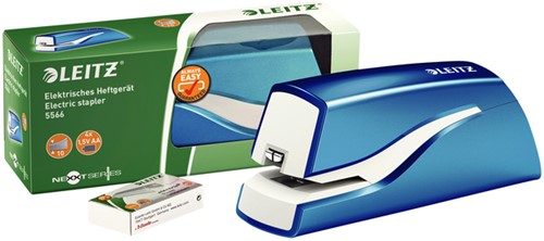 Nietmachine Leitz WOW NeXXt elektrisch blauw-2