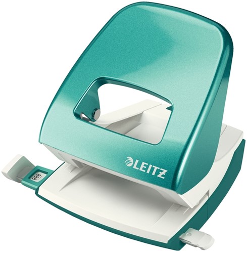 Perforator Leitz NeXXt WOW 5008 metaal 30 vel ijsblauw