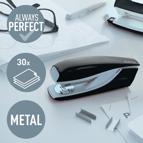 Nietmachine Leitz NeXXt Wow metaal 30 vel zwart-3