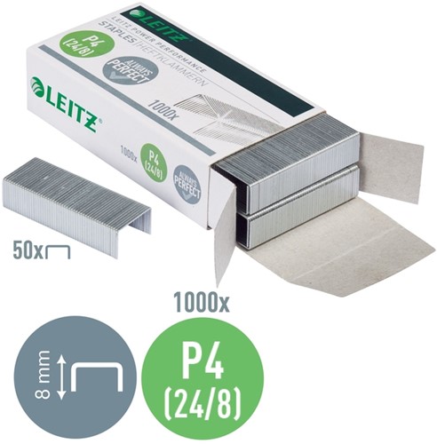 Nieten Leitz P4 24/8 verzinkt 1000stuks-3