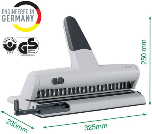 Perforator Leitz 5115 23-gaats 15vel zilver-2
