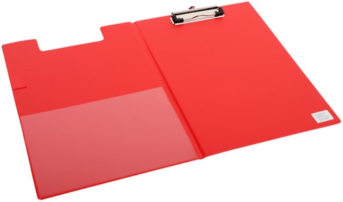 Klembordmap Quantore A4 rood met 100mm klem + penlus