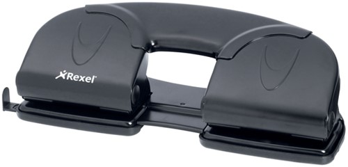Perforator Rexel V412 4-gaats 12vel zwart