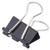 Papierklem MAUL 213 foldback 13mm capaciteit 4mm zwart