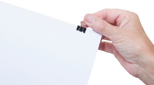 Papierklem MAUL 213 foldback 13mm capaciteit 4mm zwart-2