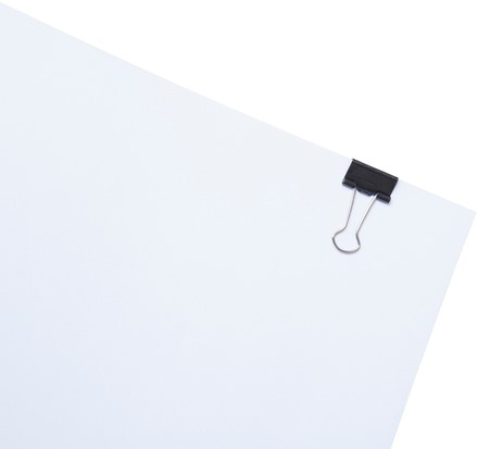 Papierklem MAUL 213 foldback 19mm capaciteit 7mm zwart-3