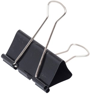Papierklem MAUL 213 foldback 51mm capaciteit 20mm zwart-2