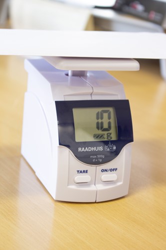 Briefweger Raadhuis basic tot 500gram kunststof wit-3