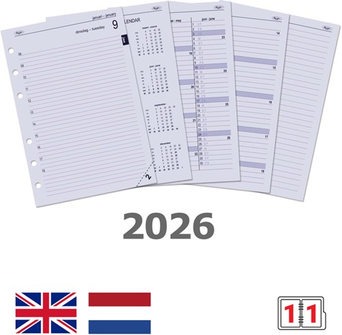 Agendavulling 2021 Kalpa A5 1dag/1pagina-2
