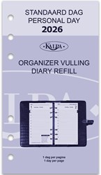 Agendavulling 2021 Kalpa Personal Standaard 1dag/1pagina