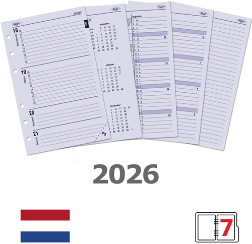 Agendavulling 2021 Kalpa Senior 7 dag/2pagina's-2