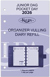 Agendavulling 2021 Kalpa Pocket Junior 1dag/1pagina