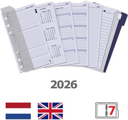Agendavulling 2021 Kalpa Personal Standaard jaardoos 7dag/2pagina's