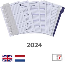 Organiseur Kalpa Pocket avec agenda 2023-2024 7 jours/2 pages