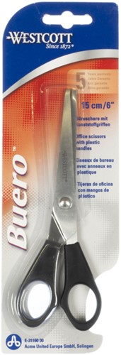 Schaar Westcott Buro 155mm RVS met kunststof grip-2