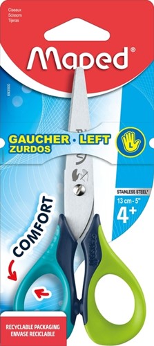 Schaar Maped 130mm Sensoft assorti linkshandig