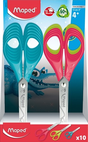 Schaar Maped Essentials 13cm linkshandig assorti-2