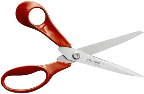 Schaar Fiskars Classic universeel 21cm links rood-3