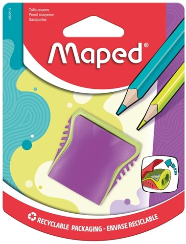 Puntenslijper Maped Boogy 2-gaats op blister-3