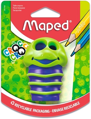 Puntenslijper Maped Croc 2-gaats op blister-2