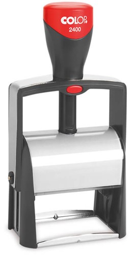 Tekststempel Colop 2400 +bon 6regels 58x27mm