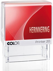 Woordstempel Colop Printer 20 herinnering rood