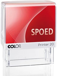 Woordstempel Colop Printer 20 spoed rood